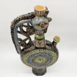 Cruche « Cocotte XXL » céramique de Manises, 1950s