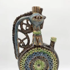 Cruche « Cocotte XXL » céramique de Manises, 1950s