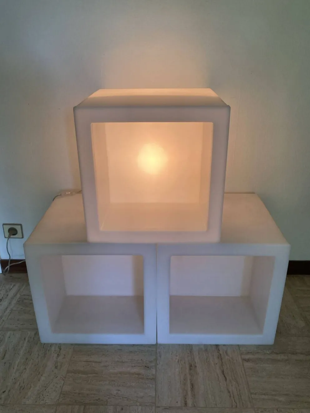 3 cubes lumineux Open Cube de Slide