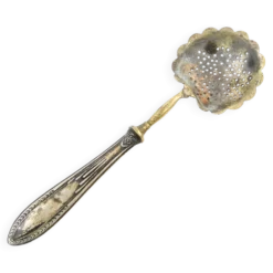 Cuillère à absinthe, laiton, argent, Allemagne, début du 20e siècle