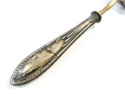 Cuillère à absinthe, laiton, argent, Allemagne, début du 20e siècle