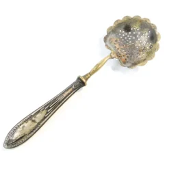 Cuillère à absinthe, laiton, argent, Allemagne, début du 20e siècle