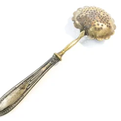 Cuillère à absinthe, laiton, argent, Allemagne, début du 20e siècle