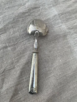 Cuillère a sauce ou à crème, argent belle epoque