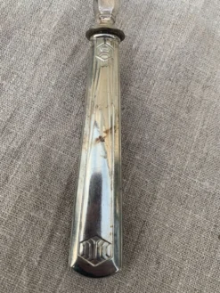 Cuillère a sauce ou à crème, argent belle epoque