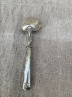 Cuillère a sauce ou à crème, argent belle epoque