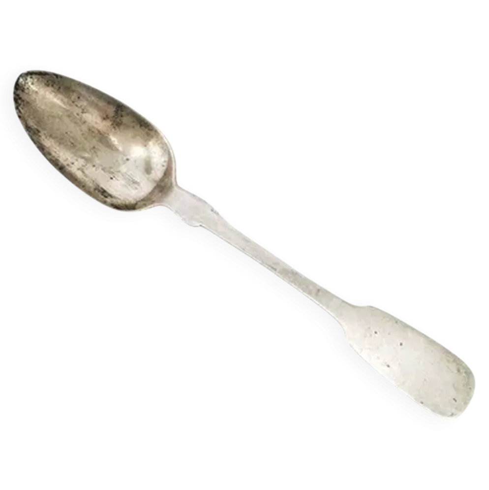 Cuillère en argent classique, Allemagne, années 1900.