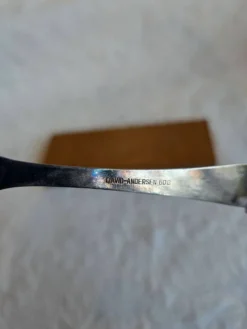 Cuillère en argent modèle Norrona de David Andersen