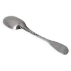 Cuillère à entremets, argent massif XVIII, 18 cm, Paris modèle au Filet.