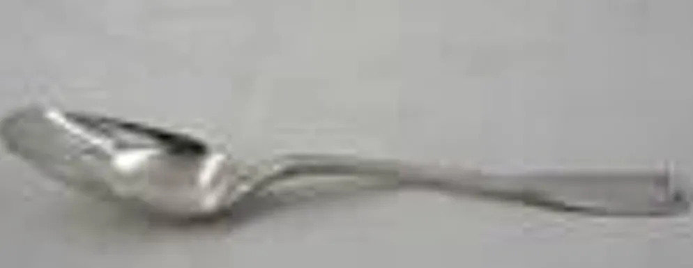 Cuillère à entremets, argent massif XVIII, 18 cm, Paris modèle au Filet.