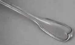 Cuillère à entremets, argent massif XVIII, 18 cm, Paris modèle au Filet.