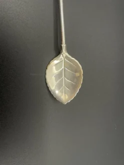 Cuillère-paille à cocktail Widmann Antik en argent 835, boîte d’origin