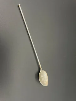 Cuillère-paille à cocktail Widmann Antik en argent 835, boîte d’origin