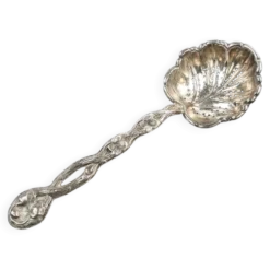 Cuillère à pickle polonaise Art Nouveau par Bros. Buch, années 1890.
