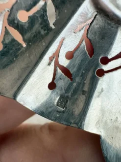 Cuillère à pèlerin , pelle à service Christofle en métal argenté