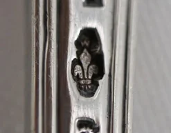 Cuillère à ragout, de service, argent massif XVIII, modèle Filet droit.