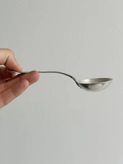 Cuillère à sauce en métal argenté