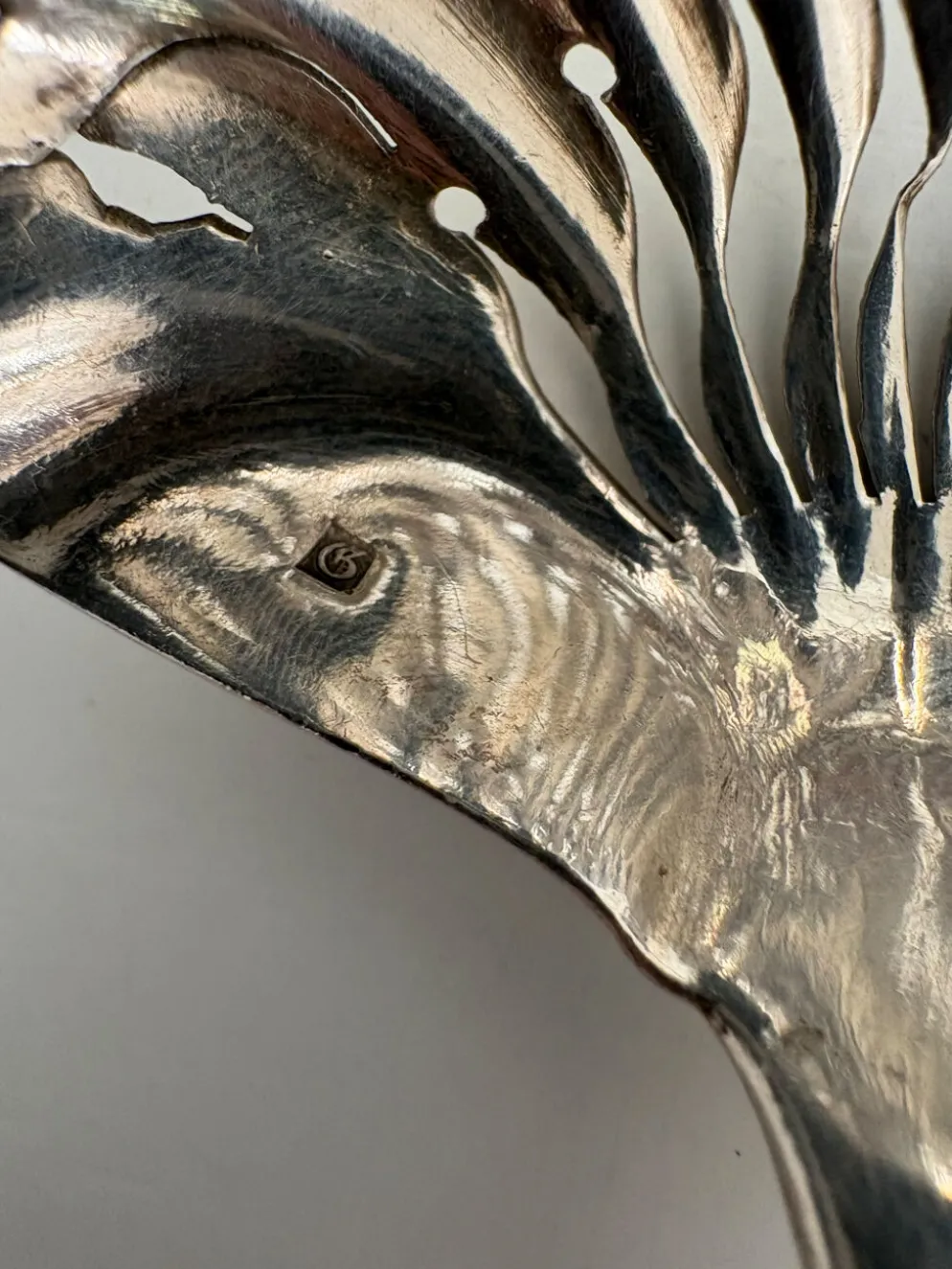 Cuillère, saupoudreuse en argent
