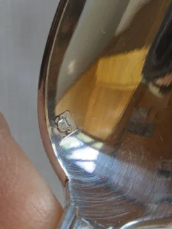 12 cuillères à café en métal argenté