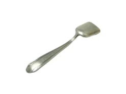 Cuillère à sel en argent Art Déco, années 1930