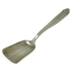Cuillère à sel en argent Art Déco, années 1930