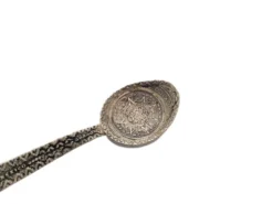 Cuillère à sel en argent, Mexique, années 1950