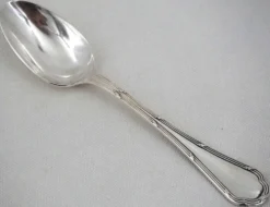 10 cuillères à entremets, métal argenté, 17,5 cm, Ercuis Trianon