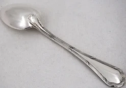 10 cuillères à entremets, métal argenté, 17,5 cm, Ercuis Trianon