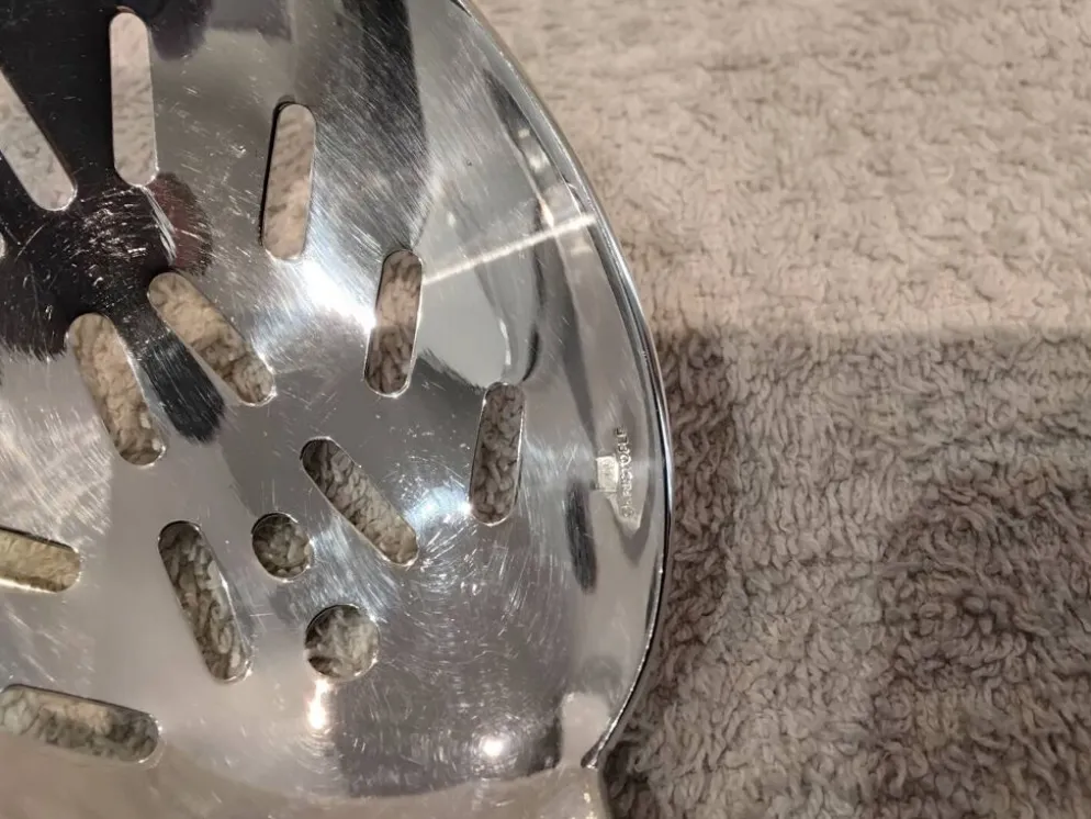 Cuillère à servir les glaçons métal argenté orfèvre Christofle cluny