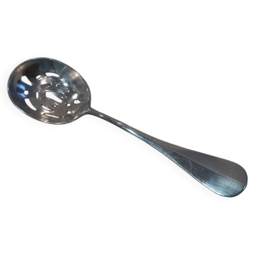 Cuillère à servir les glaçons métal argenté christofle baguette