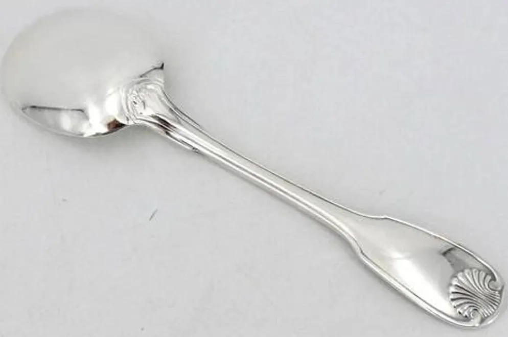 6 cuillères, pelles à glace, en métal argenté Christofle modèle Vendome