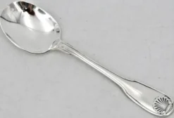 6 cuillères, pelles à glace, en métal argenté Christofle modèle Vendome