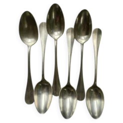 6 cuillères à soupe Alfénide Christofle