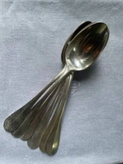 6 cuillères à soupe Alfénide Christofle