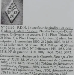 12 cuillères à thé, café, argent massif Vieillard, vermeil, modèle Filet droit.
