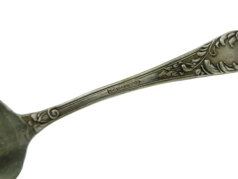 Cuillère à sucre Art Nouveau polonaise de Stylplater, années 1920