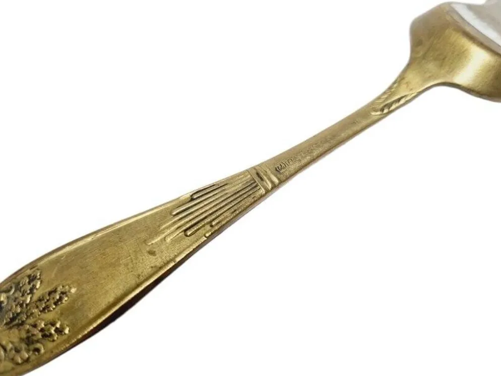 Cuillère à sucre de style Art Nouveau par Hersch Mordka Spiro, Pologne, années 1930.
