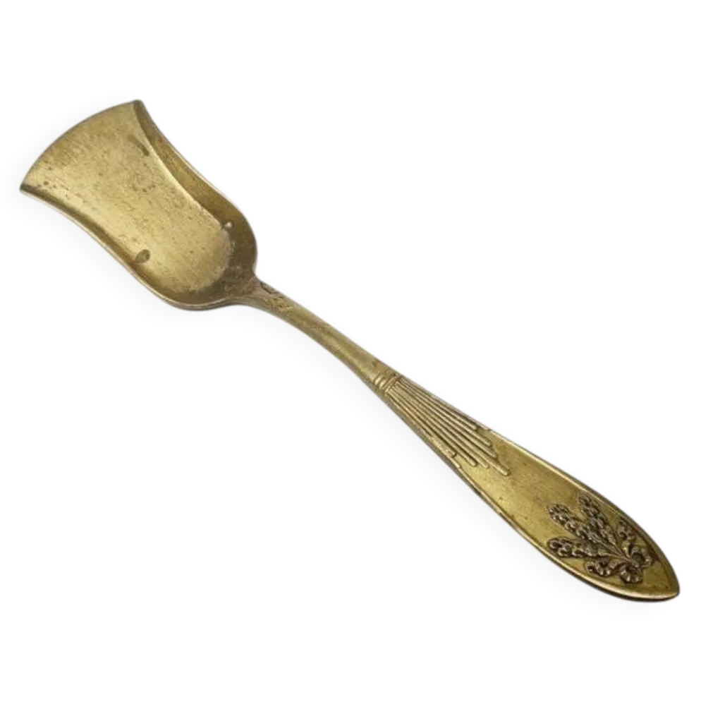 Cuillère à sucre de style Art Nouveau par Hersch Mordka Spiro, Pologne, années 1930.