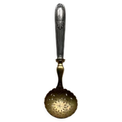 Cuillère à sucre saupoudreuse argent XIXé