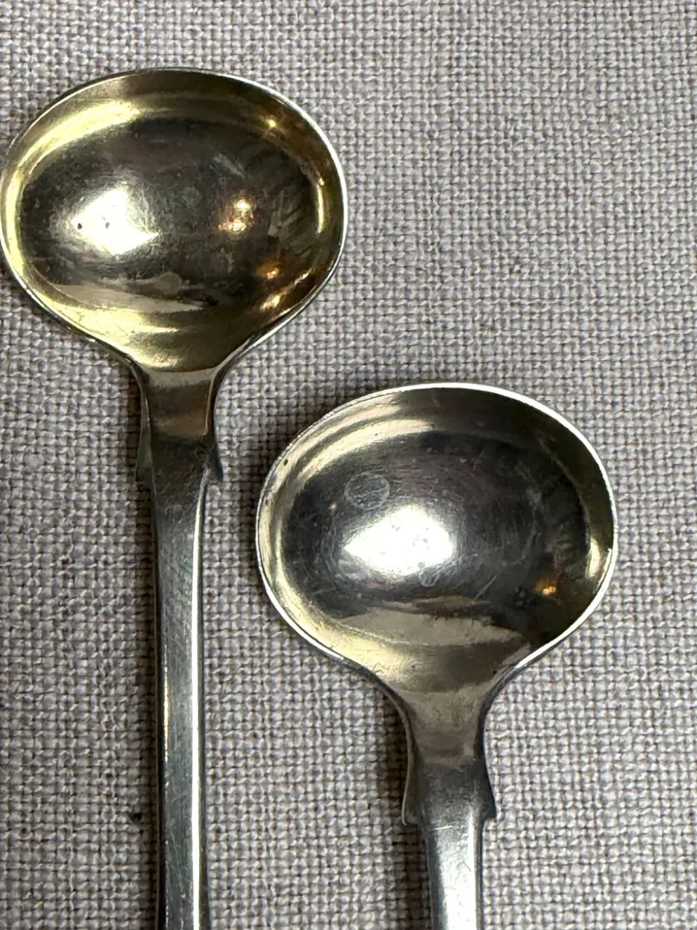 Cuillères à œufs à la coque des années 1890