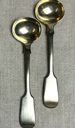 Cuillères à œufs à la coque des années 1890