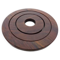 Danish Rosewood Coasters, 1960s, Set of 3