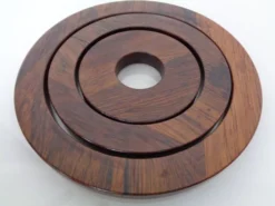 Danish Rosewood Coasters, 1960s, Set of 3