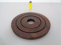 Danish Rosewood Coasters, 1960s, Set of 3