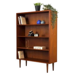 Danish Teak Bookcase by Børge Mogensen for Søborg, 1960s