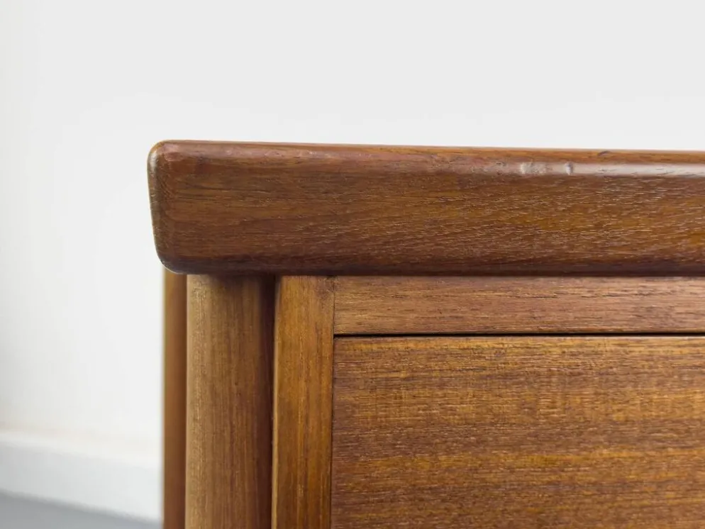 Danish Teak Desk with Drawers, 1960s