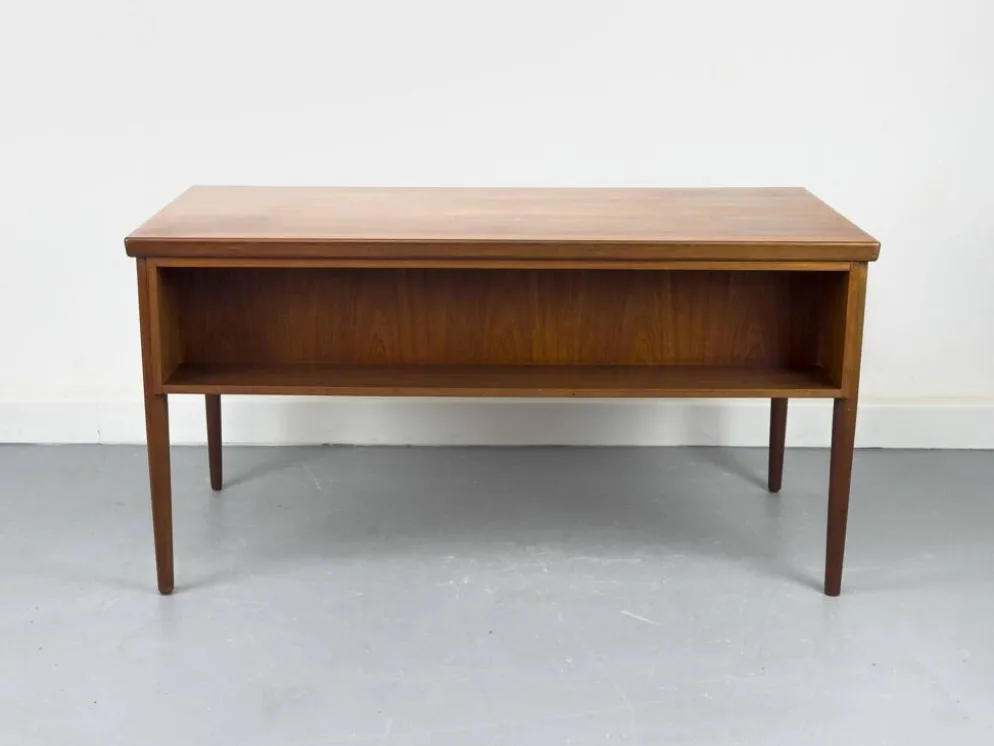 Danish Teak Desk with Drawers, 1960s