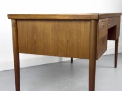 Danish Teak Desk with Drawers, 1960s
