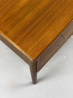Danish Teak Desk with Drawers, 1960s