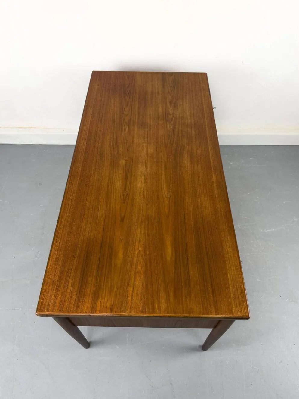 Danish Teak Desk with Drawers, 1960s